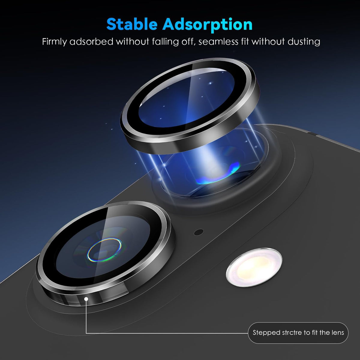 Camera Lens Protector Alloy Frame for iPhone 16