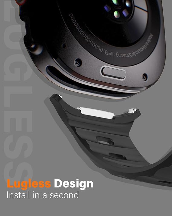 Rubber Sports Strap for Samsung Galaxy Watch Ultra 2
