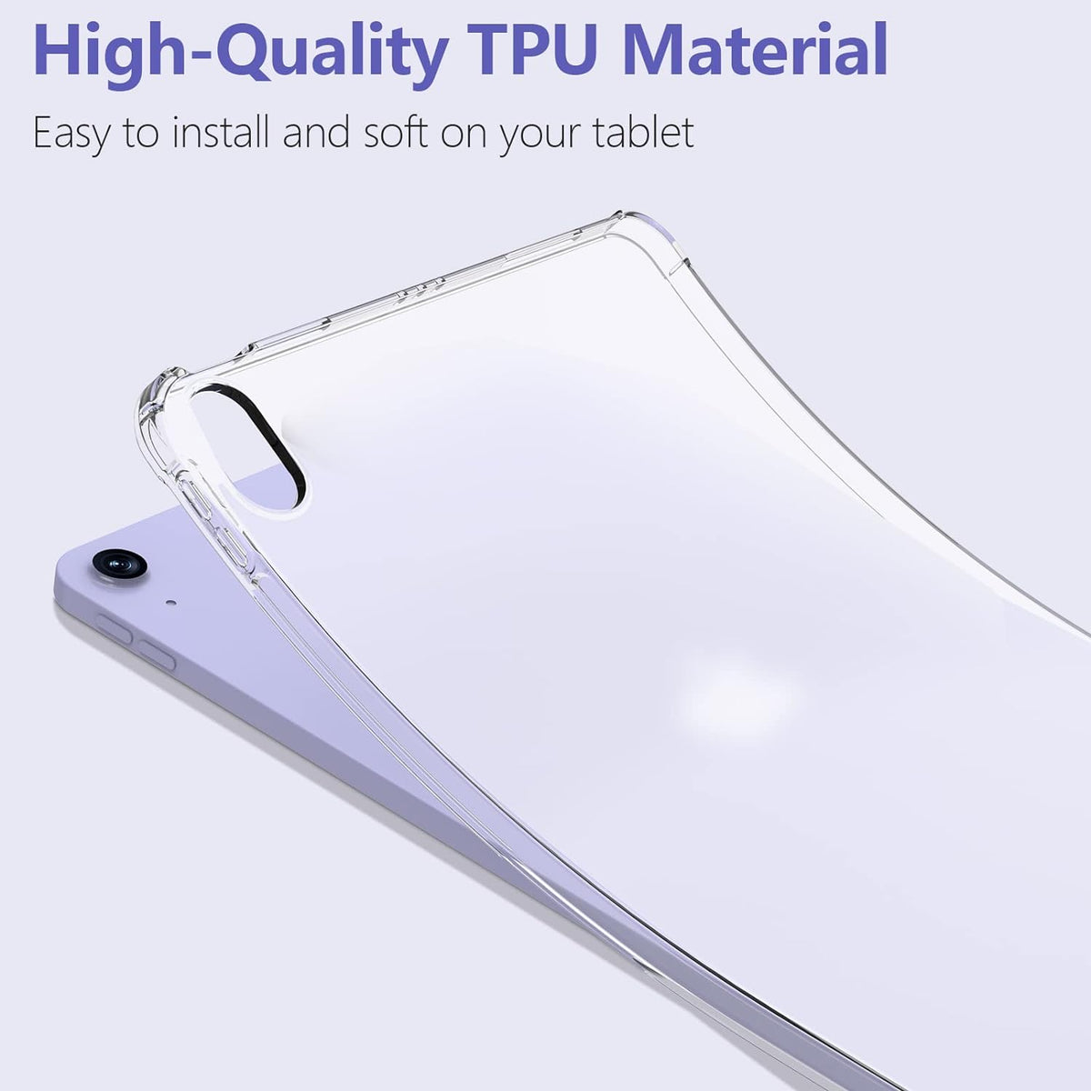 Clear Bumper Gel Case for iPad Air 11" M3 (2025)