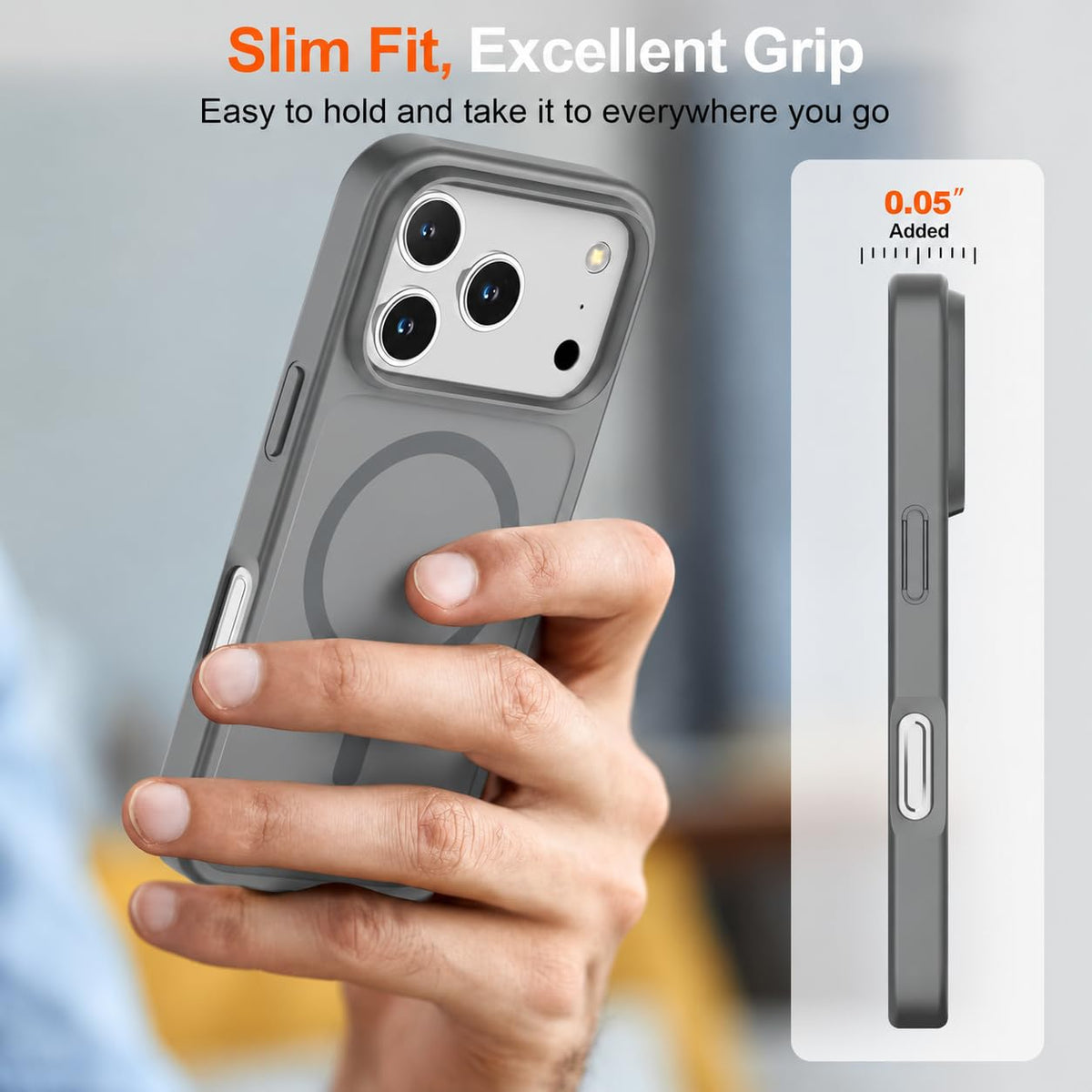 Matte Magsafe Compatible Case for iPhone 18 Pro Max