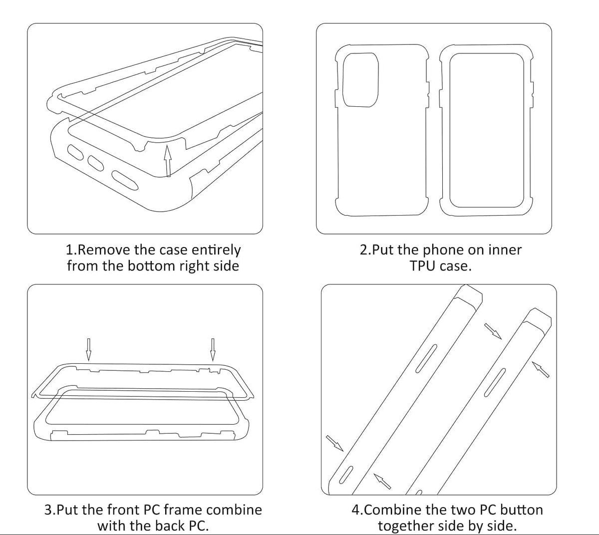 360 Thin Protection Case for Oppo Reno 16 F