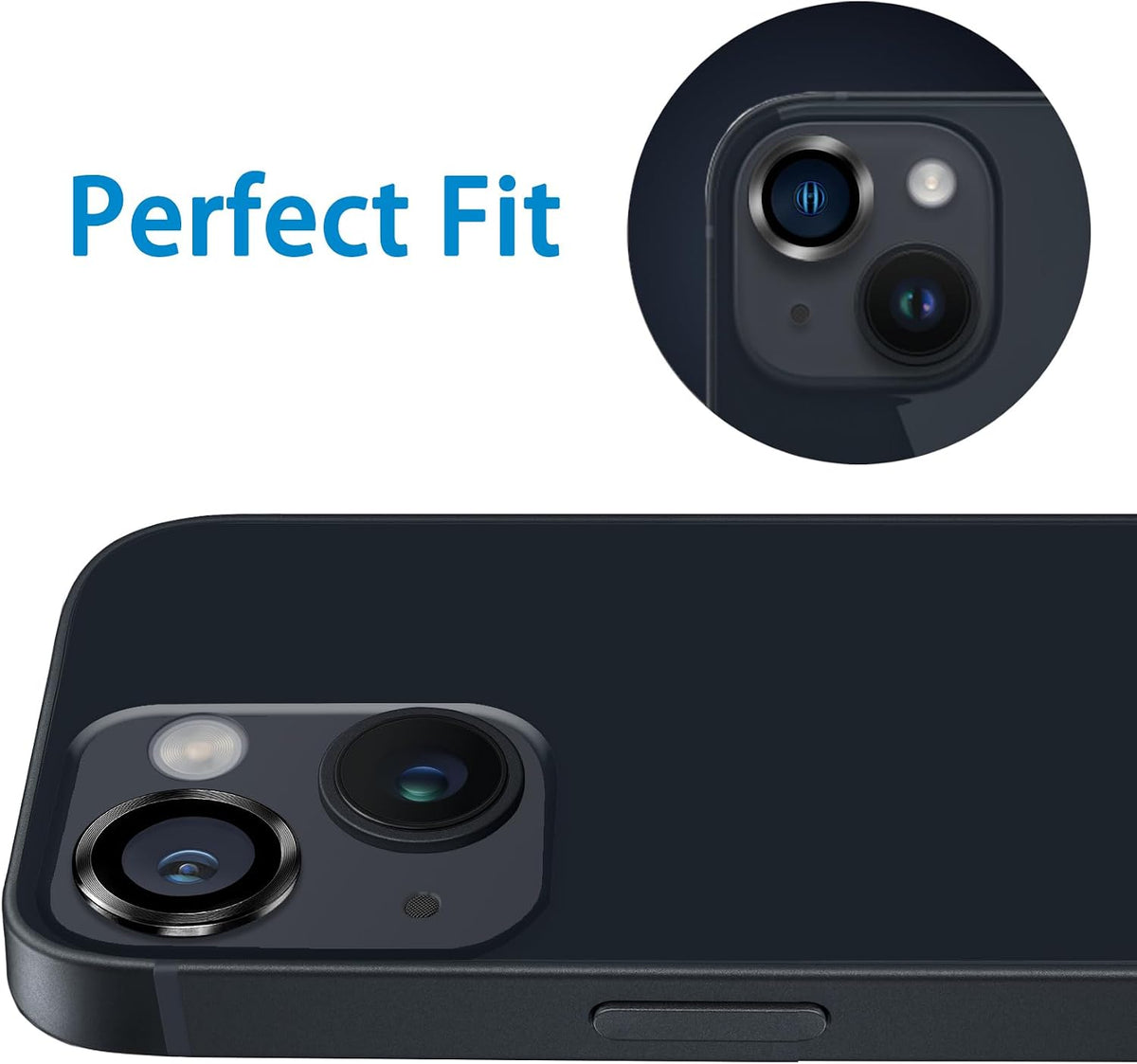 Camera Lens Protector Alloy Frame for iPhone 14 Plus