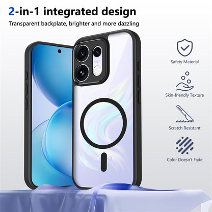 Magsafe Compatible Transparent Clear Case for Oppo Reno 16 Pro 5G