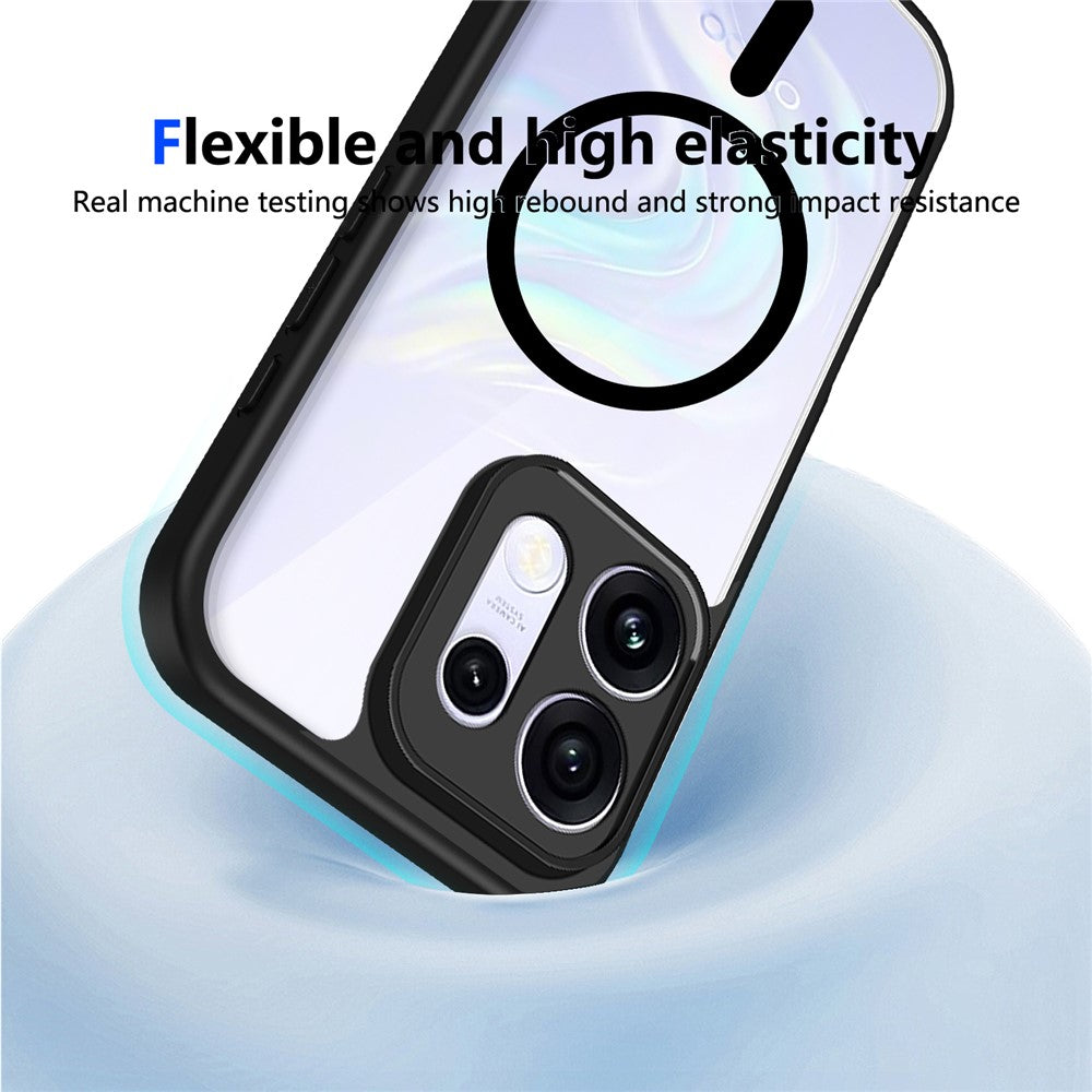 Magsafe Compatible Transparent Clear Case for Oppo Reno 16 Pro 5G
