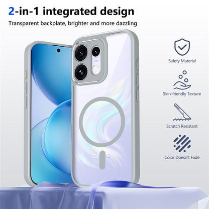 Magsafe Compatible Transparent Clear Case for Oppo Reno 16 Pro 5G