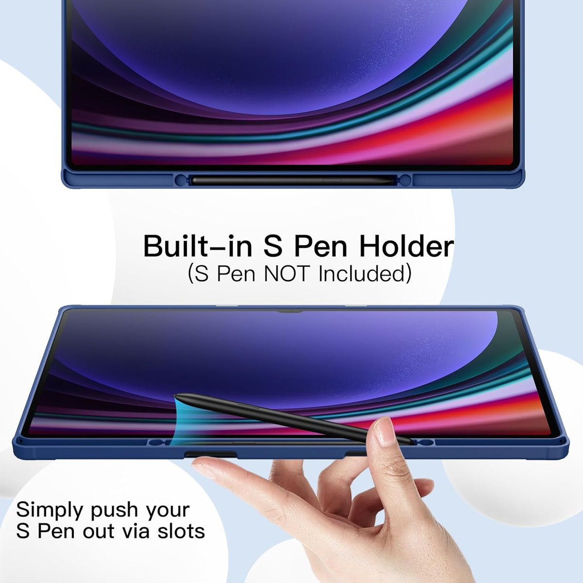Slim Flip Pencil Case Cover for Samsung Galaxy Tab S11 Ultra