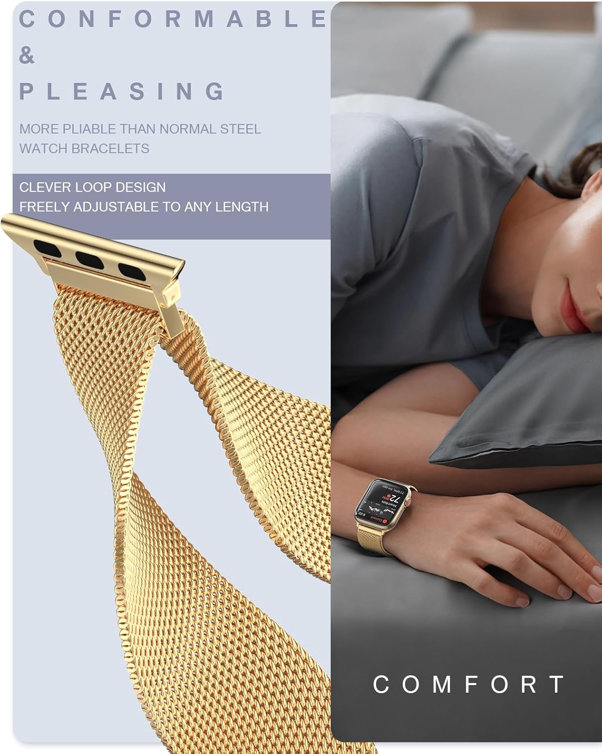 Milanese Strap for Apple Watch Series 8