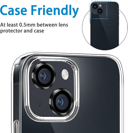 Camera Lens Protector Alloy Frame for iPhone 14 Plus