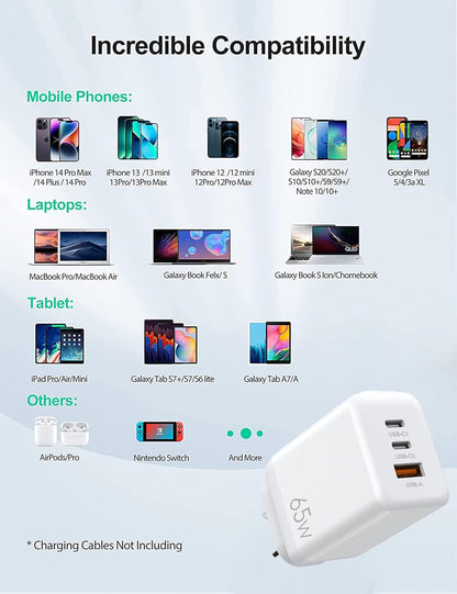 iPhone Compatible Fast Charger (65W) Superfast compatible