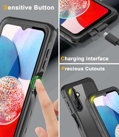 Redpepper Waterproof case for Samsung Galaxy A14 4G