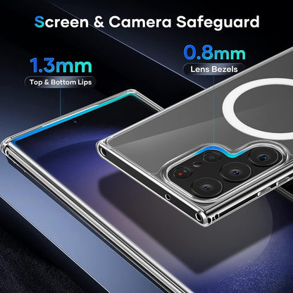 Clear Thin Magsafe Compatible Case for Samsung Galaxy S22 Ultra