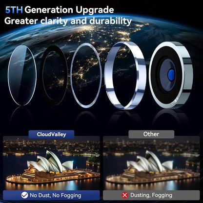 Camera Lens Protector Alloy Frame for iPhone 15 Plus