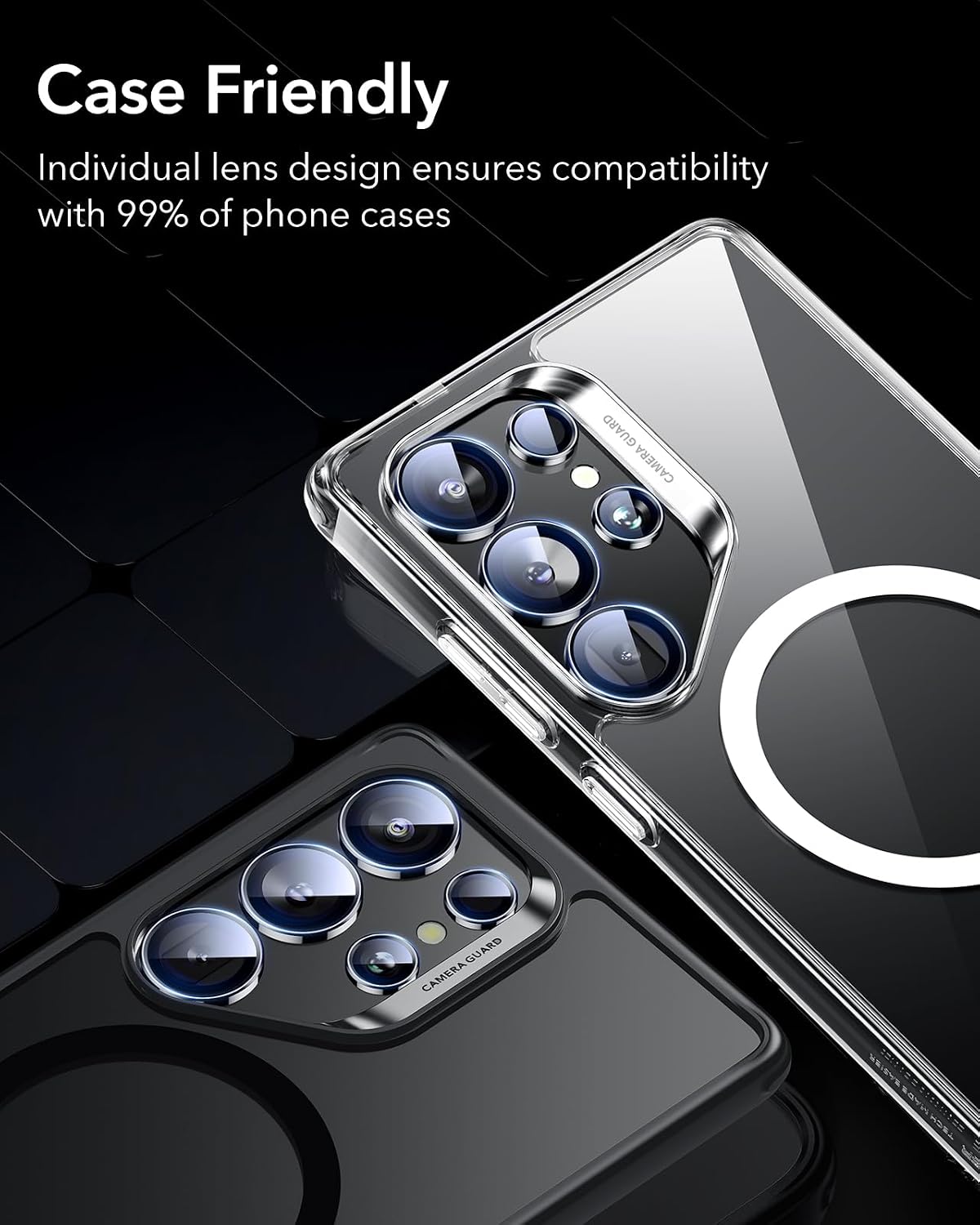 Camera Lens Protector Alloy Frame for Samsung Galaxy S25 Ultra