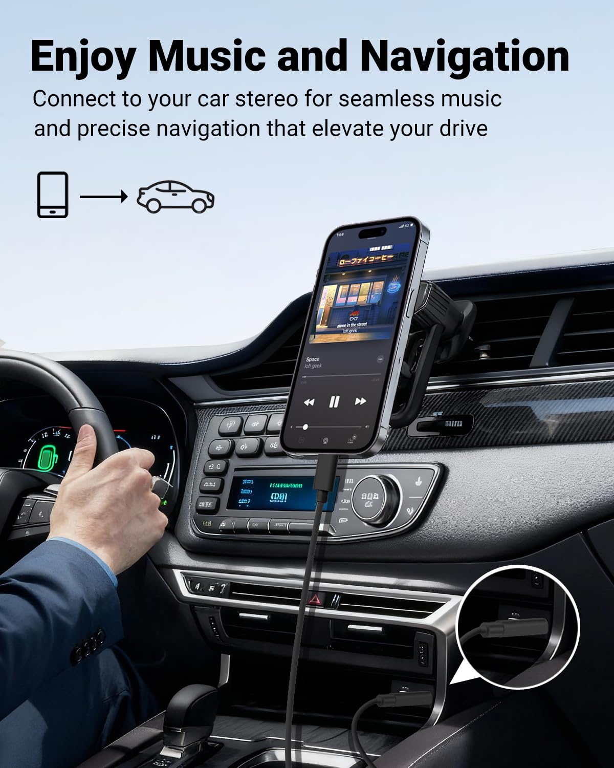 USB-C to Aux cable (1m)