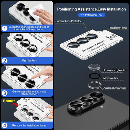 Camera Lens Protector Alloy Frame for Z Fold 7