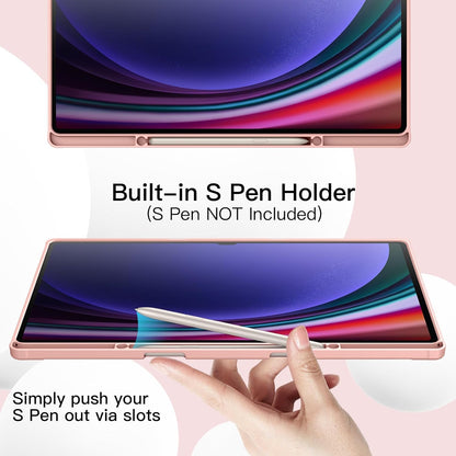 Slim Flip Pen Holder Case Cover for Samsung Galaxy Tab S9 Plus