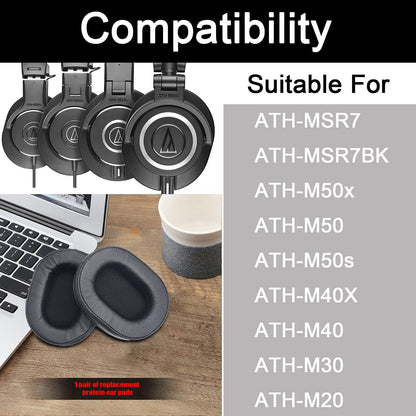 Replacement Earpads for Audio Technica MSR7