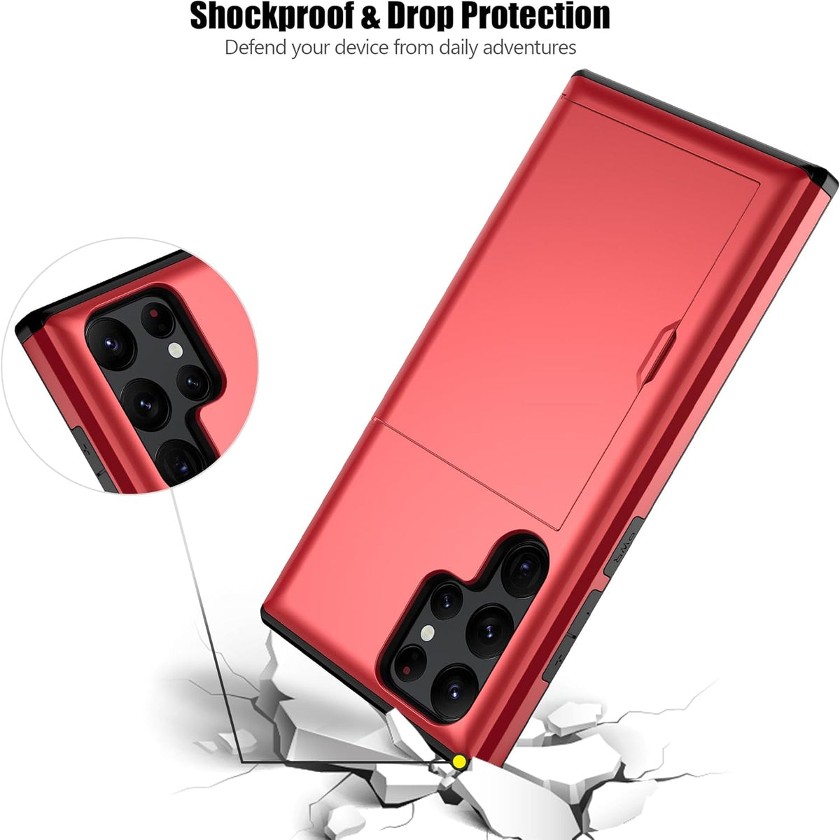 Tough Card Case for Samsung Galaxy S23 Ultra