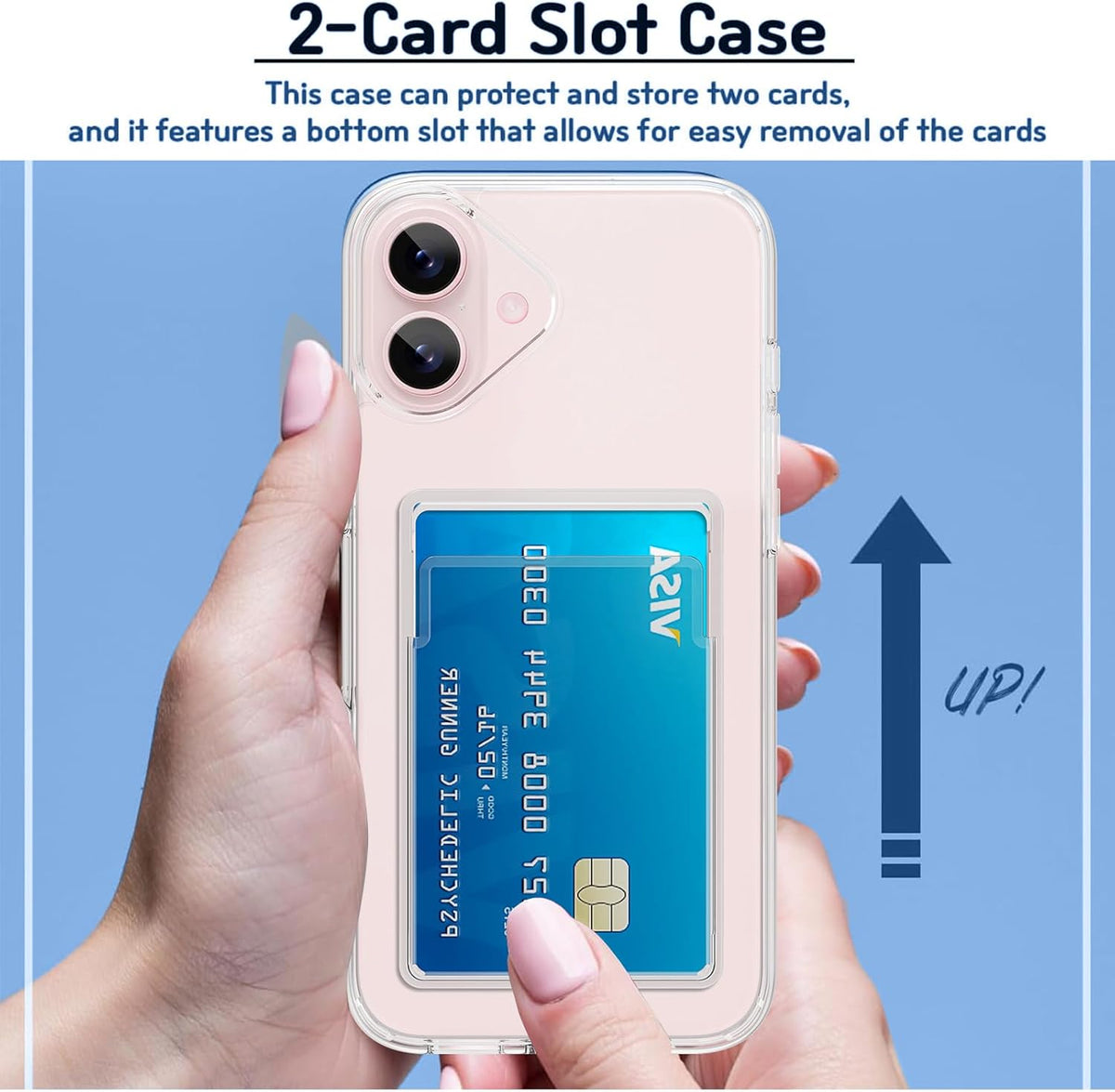 Clear Card Case for iPhone 17