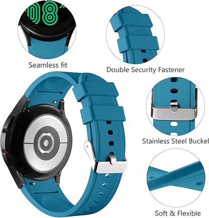 Classic No Gap Rubber Strap for Samsung Galaxy Watch FE