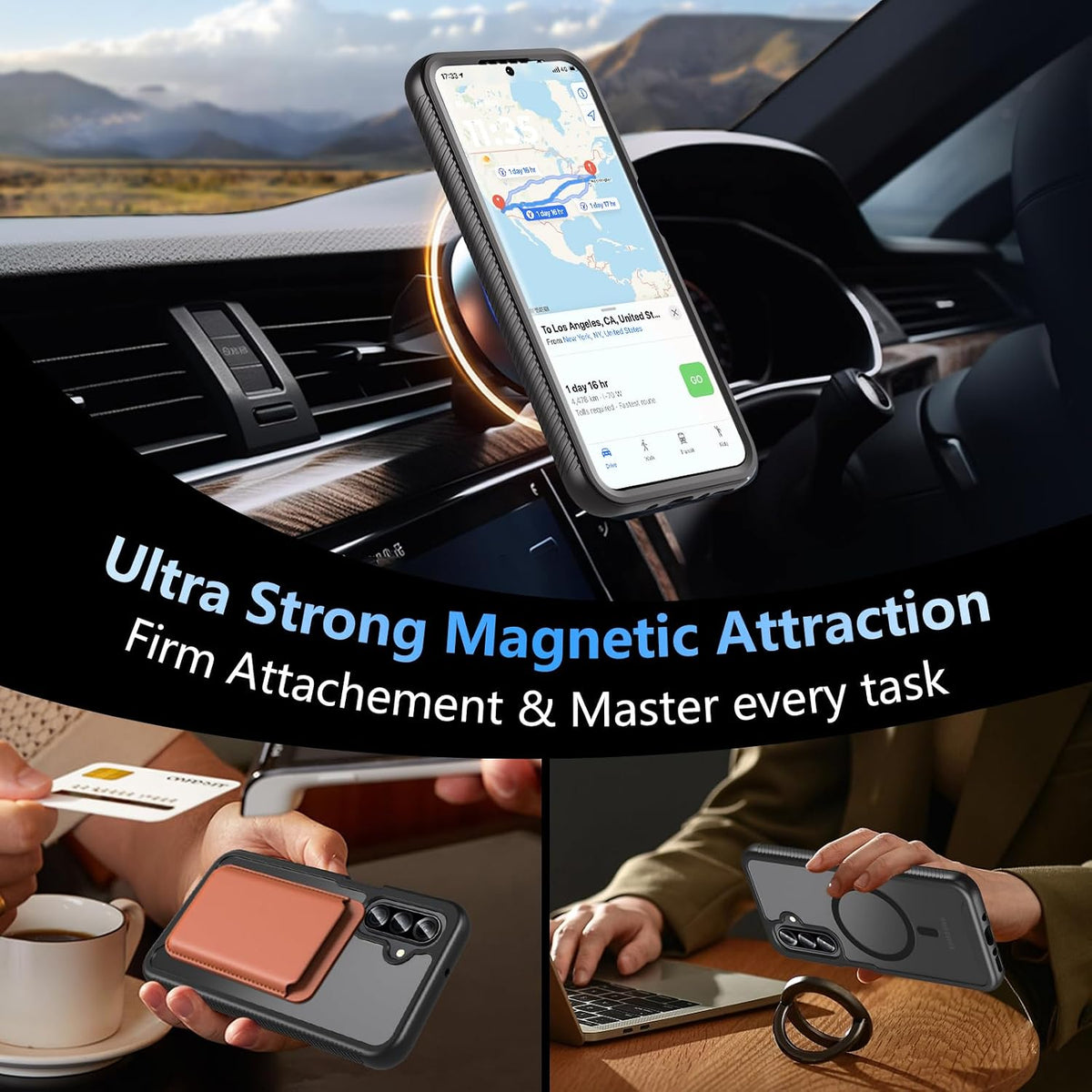 360 Magsafe Compatible Protection Case for Samsung Galaxy A16 4G
