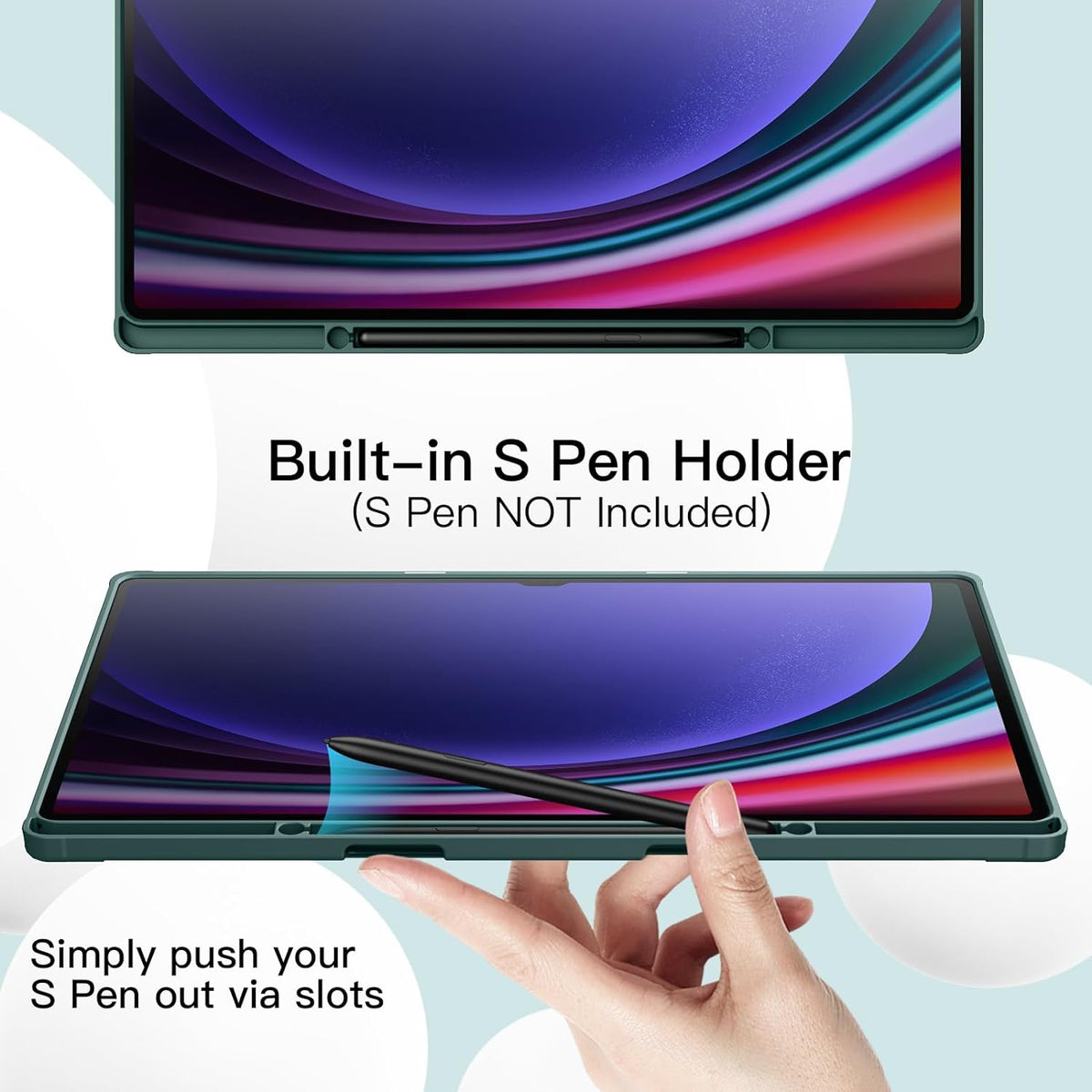 Slim Flip Pencil Case Cover for Samsung Galaxy Tab S11 Ultra