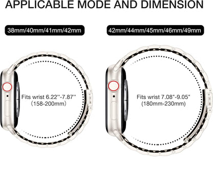 Metal Steel Strap for Apple Watch Series 12