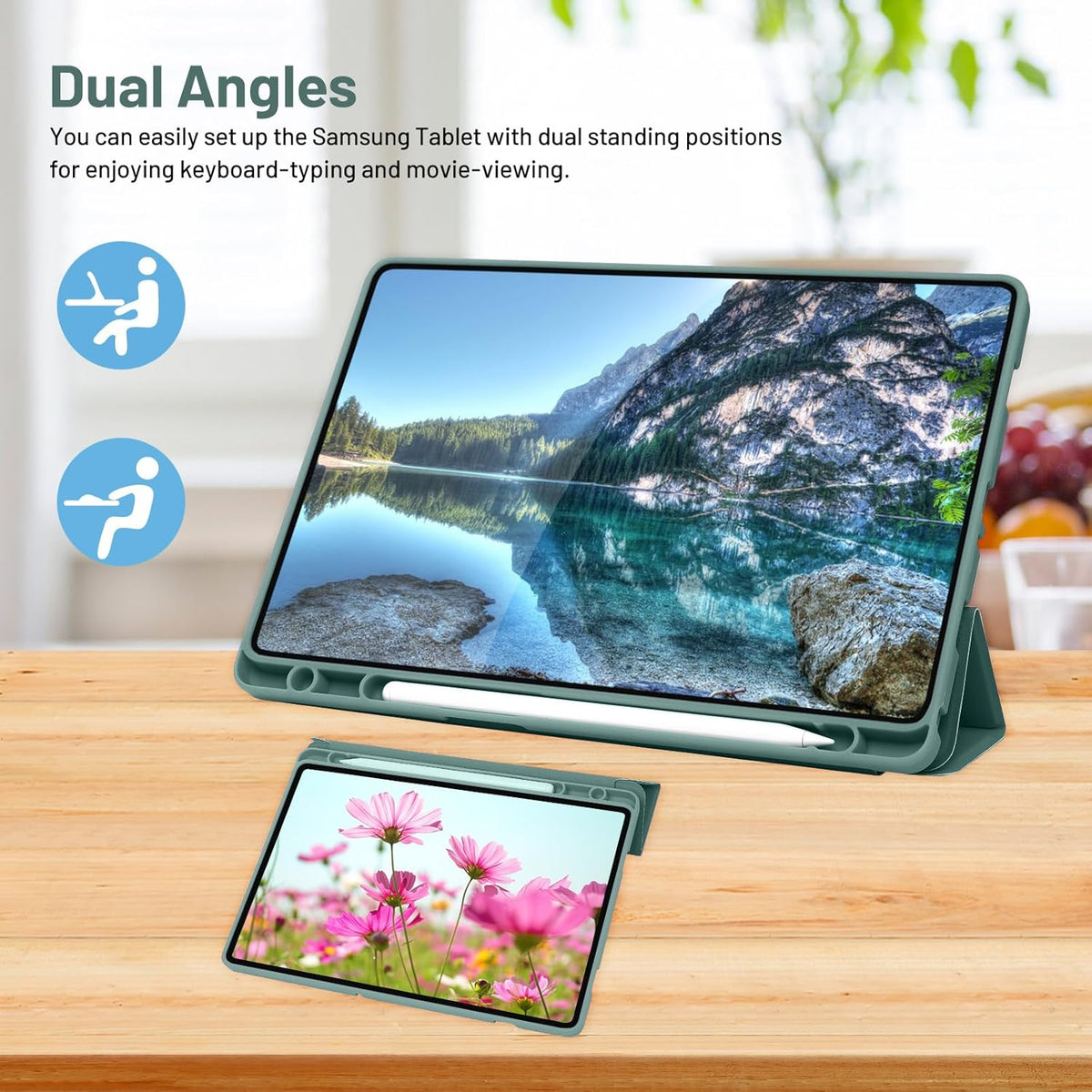 Slim Flip Case Cover for Samsung Galaxy Tab A9 (8.7")