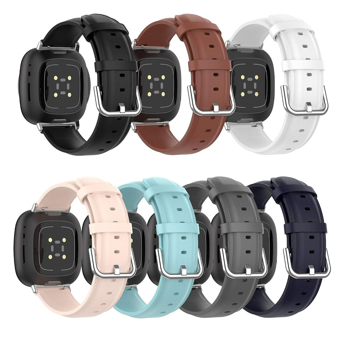 Leather Band for Fitbit Versa 3