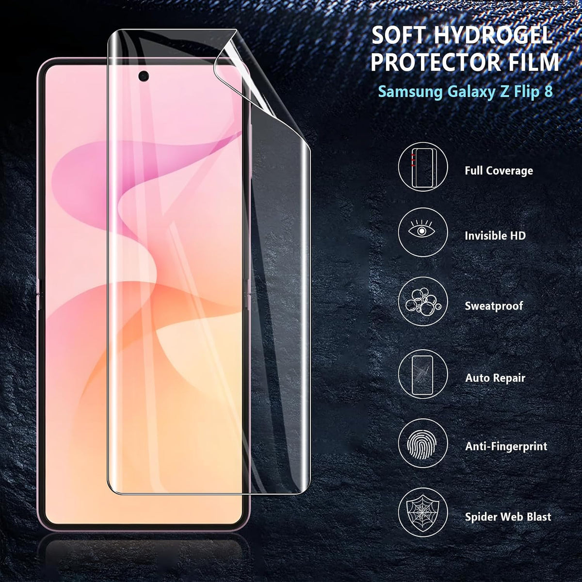 Nano Film Screen Protector for Samsung Galaxy Z Flip 8 (2 pack)
