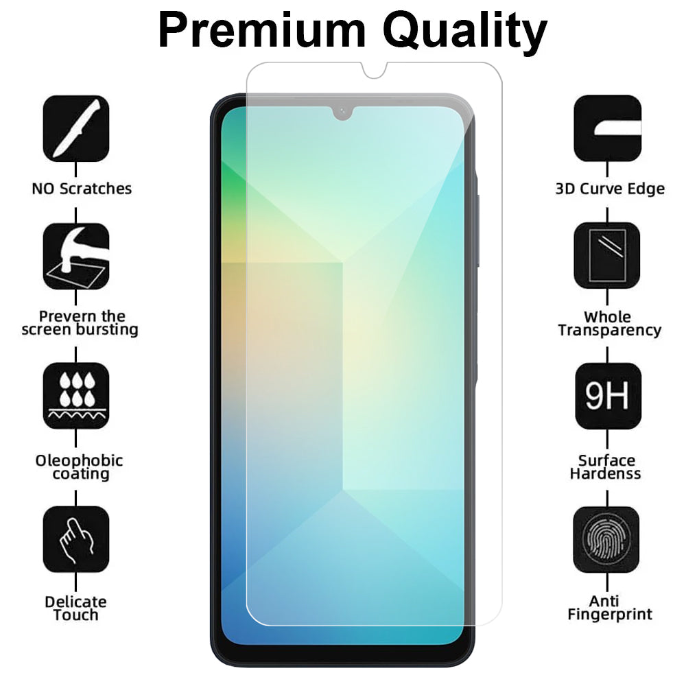 Samsung Galaxy A06 Glass Screen Protector (4 pack)