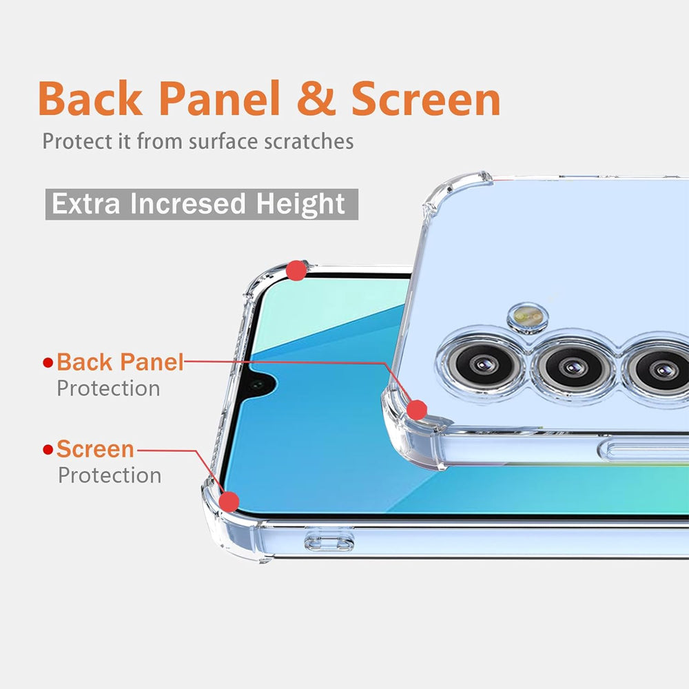Bumper Hard Clear Case for Samsung Galaxy A37 5G