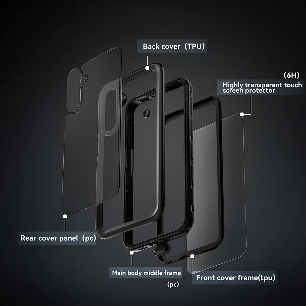 Samsung Galaxy A17 4G Waterproof case Redpepper cover