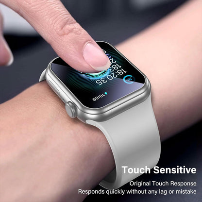 Apple Watch SE Series 2 40mm Glass Screen Protector Alignment Kit by SwiftShield (2 Pack - Silver)