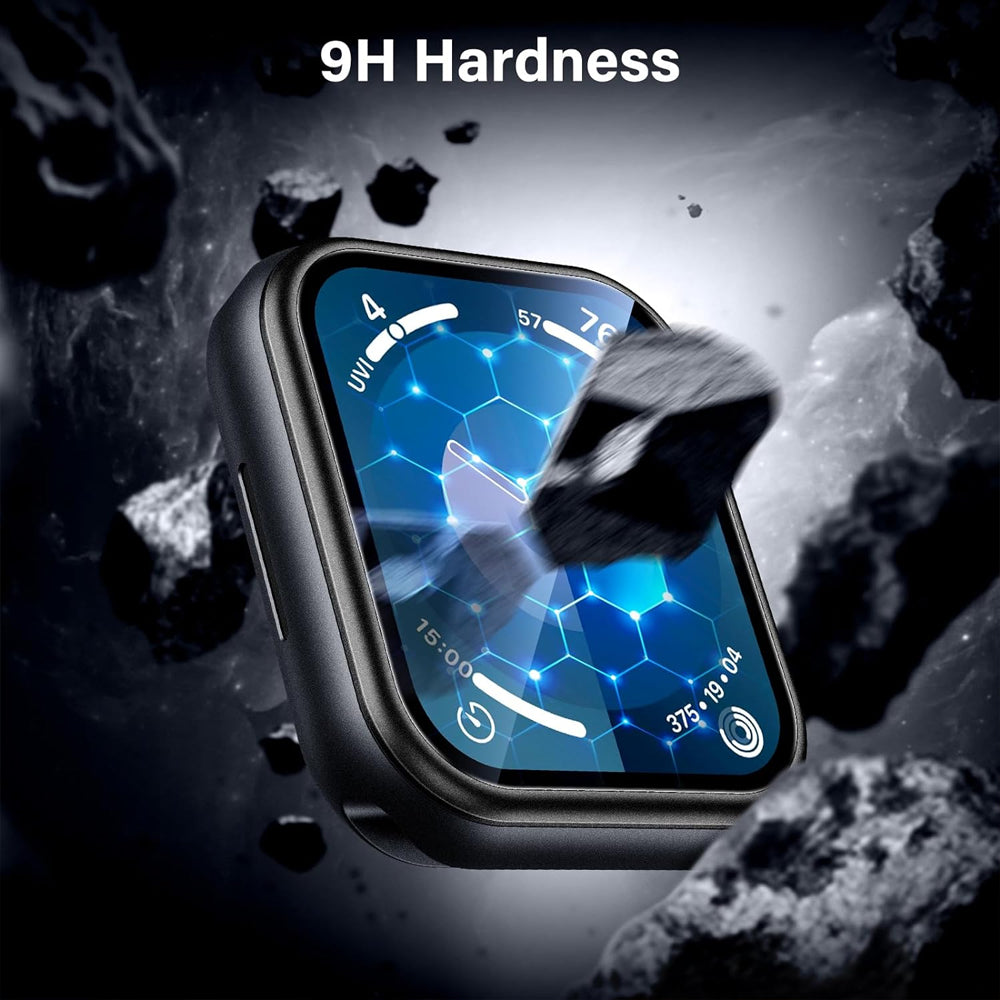 Apple Watch Series 11 (46mm) Glass Screen Protector Alignment Kit by SwiftShield (2 Pack - Rose Gold)