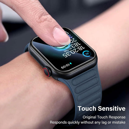Apple Watch Series 11 (46mm) Glass Screen Protector Alignment Kit by SwiftShield (2 Pack - Silver)