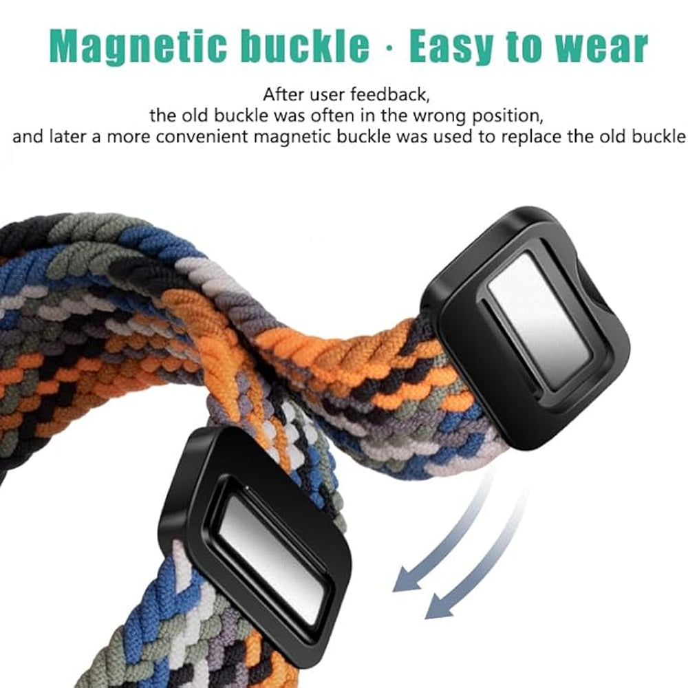 Nylon Stretch Braided Strap for Apple Watch Ultra 4