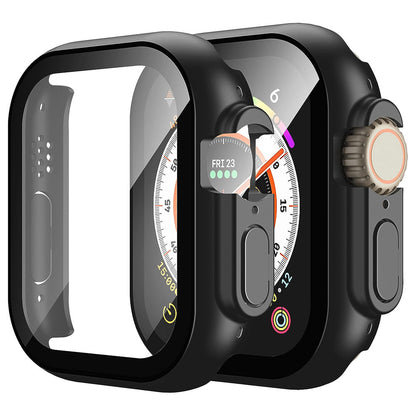 Apple Watch Ultra 4 49mm Case with Glass Screen Protector by Swiftshield (2 Pack - Black)