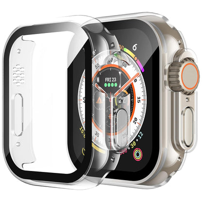 Apple Watch Ultra 4 49mm Case with Glass Screen Protector by Swiftshield (2 Pack - Clear)