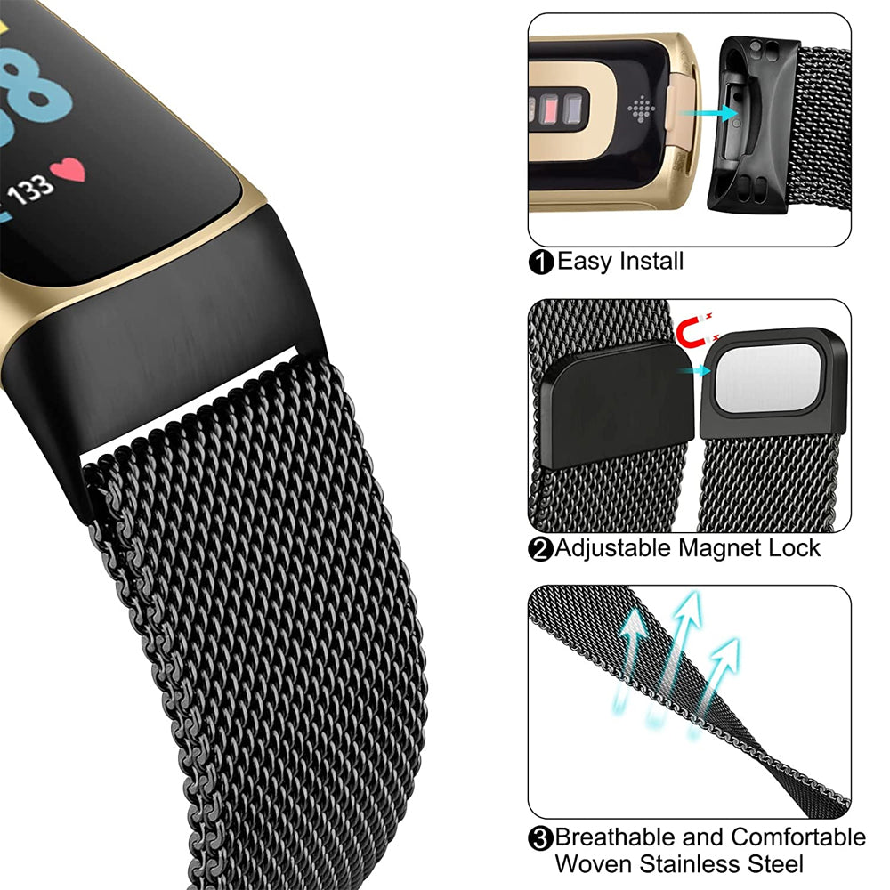 Milanese Strap for Fitbit Charge 5