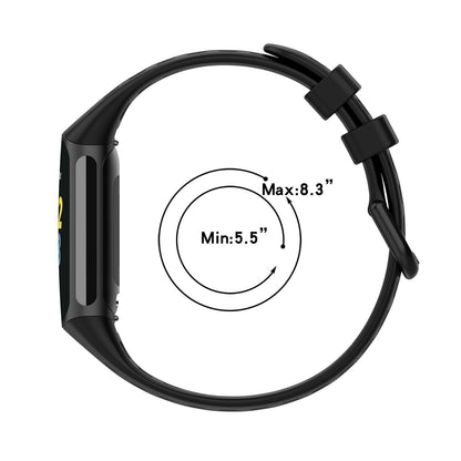 Rubber Sports Strap for Fitbit Charge 5