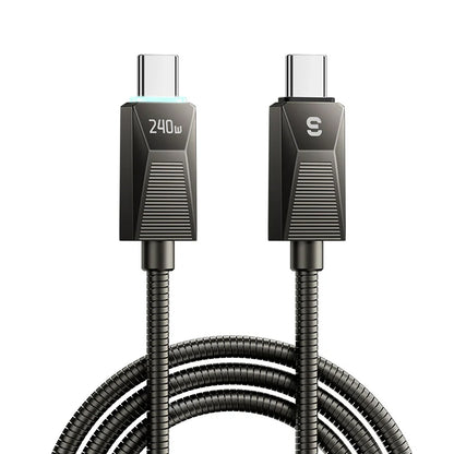 Display 240W LED USB-C to USB-C Cable (2M) - Essager Fast Charger