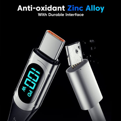 Essager 100W Display Fast Charge Type-C cable 2M