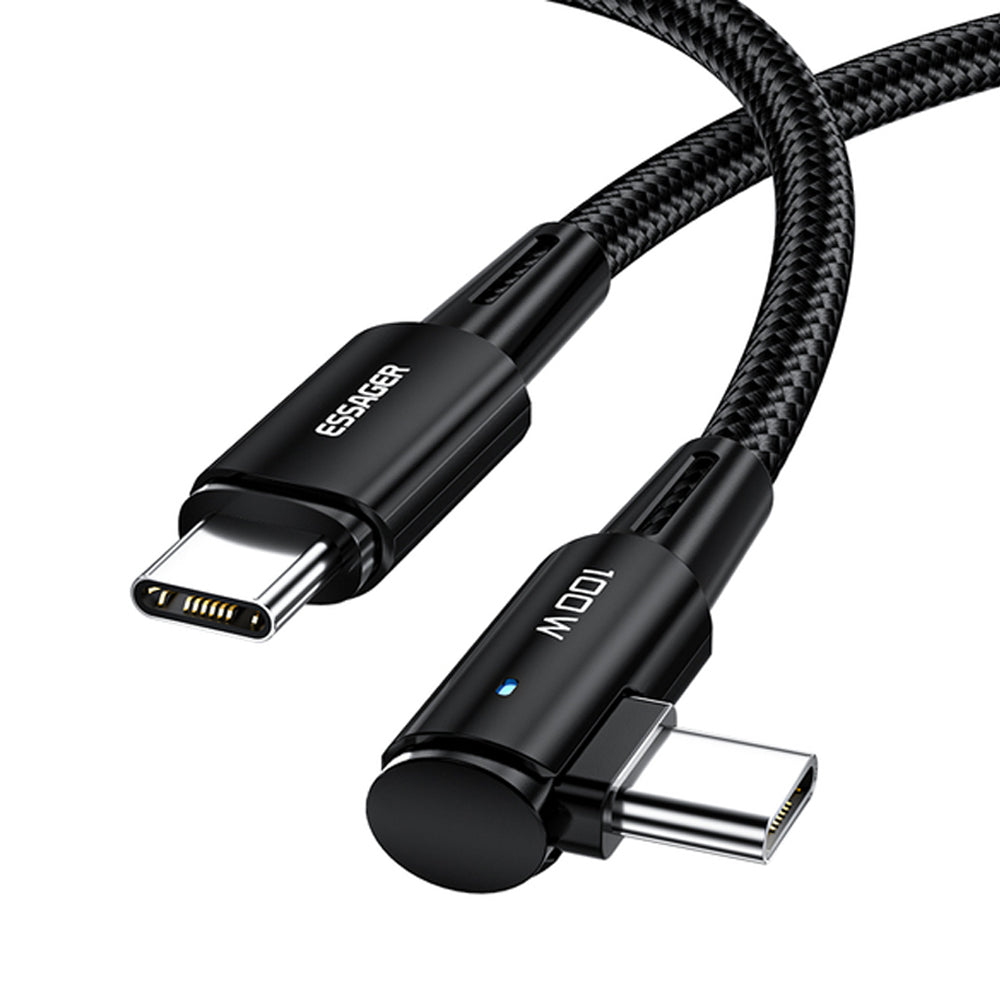USB-C to USB-C Right Angle cable 100W - Essager