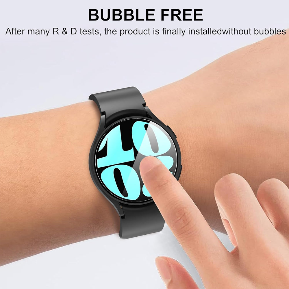 Samsung Galaxy Watch 9 44mm Glass Screen Protector Alignment Kit by SwiftShield (2 Pack - Clear)