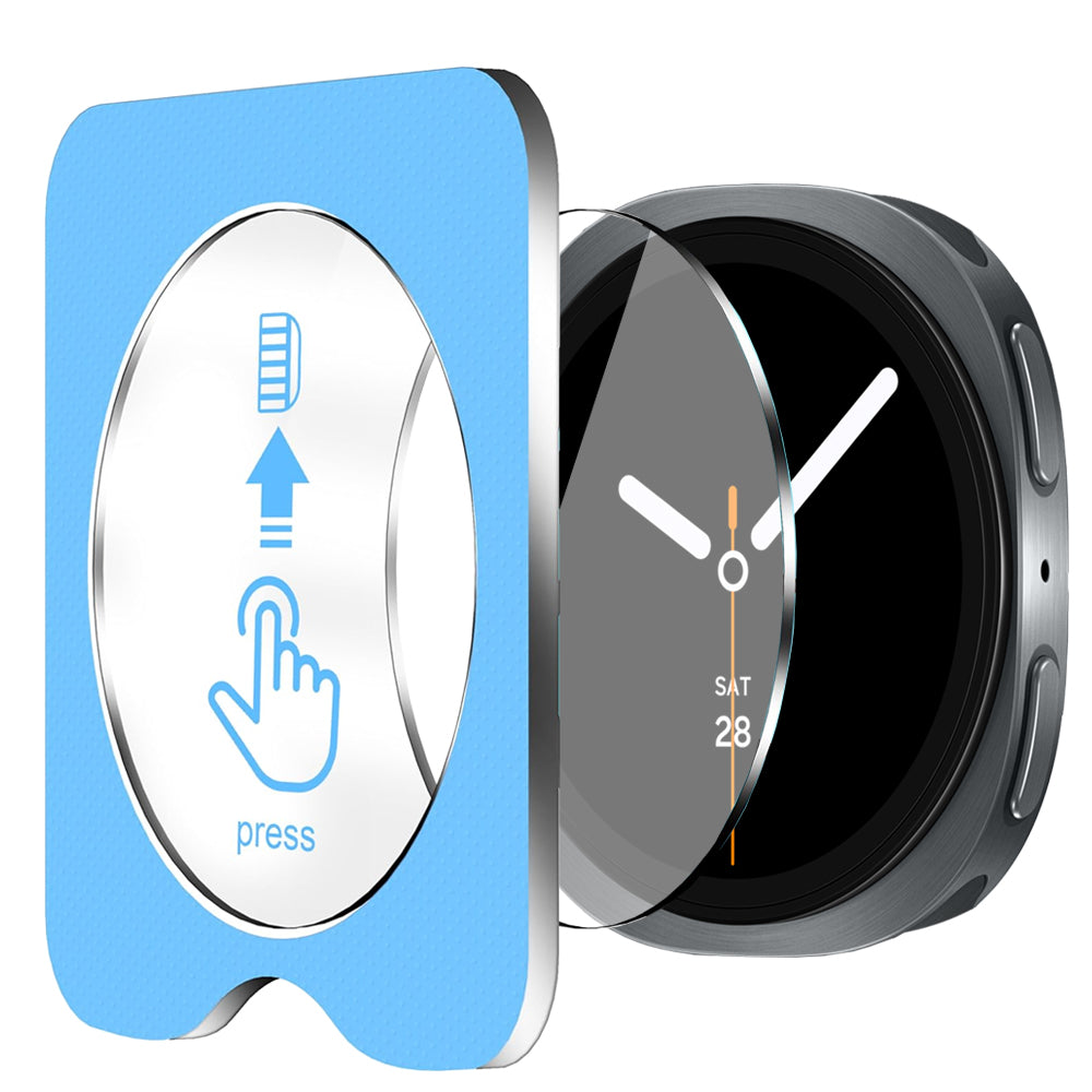 Samsung Galaxy Watch 9 40mm Glass Screen Protector Alignment Kit by SwiftShield (2 Pack - Clear)