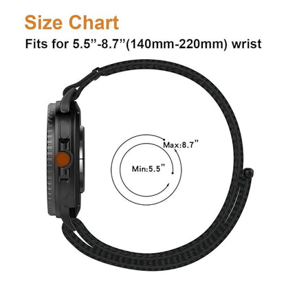 Nylon hook-and-loop Strap for Samsung Galaxy Watch 8 (44mm)