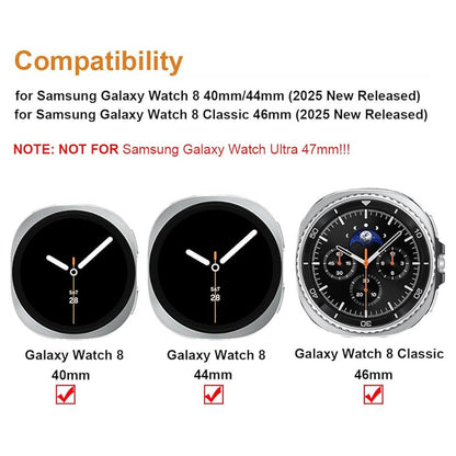 Nylon hook-and-loop Strap for Samsung Galaxy Watch 8 (44mm)