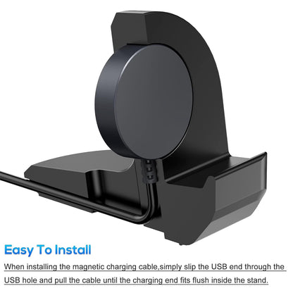 Fast Charger USB-A Metal Dock with Stand Holder for Samsung Galaxy Watch