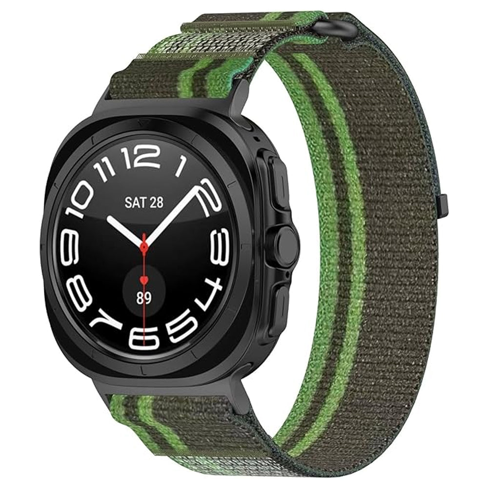 Nylon hook-and-loop Strap for Samsung Galaxy Watch Ultra (2025)
